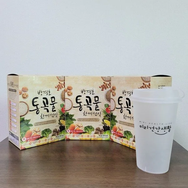 박경호 통곡물 한끼선식 3박스(30포)+쉐이커 맛있는 아침대용 식사대용 간편식 환자식 병문안선물