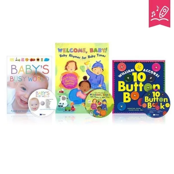  [노부영] 베이비 3종 (Baby's Busy World+Welcome baby+10 button book), 제이와이북스(JYBooks) 
